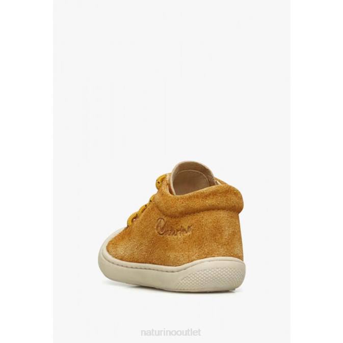 Kids Naturino Pumpkin COCOON Suede First Steps Shoes J6T6153