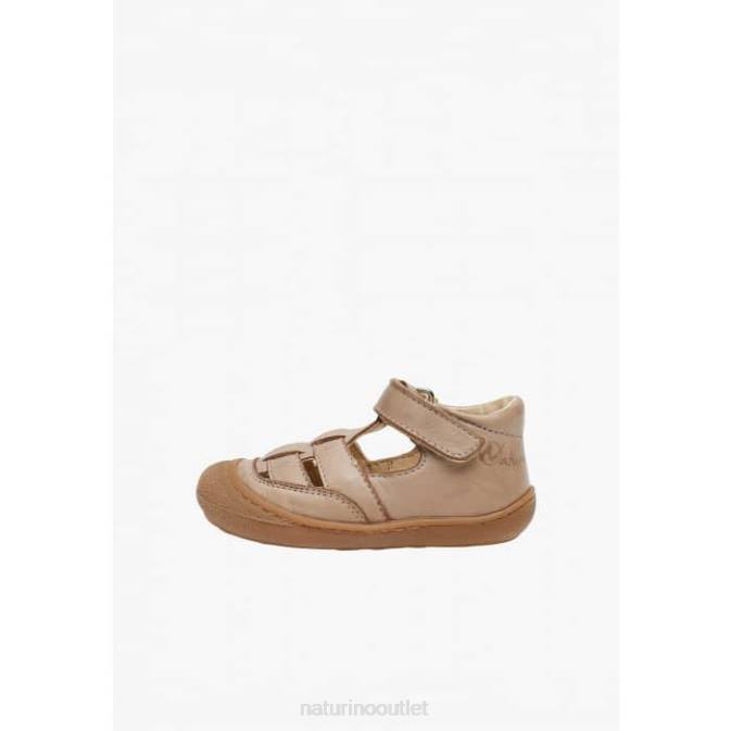 Kids Naturino Beige WAD First Step Sandals J6T6565