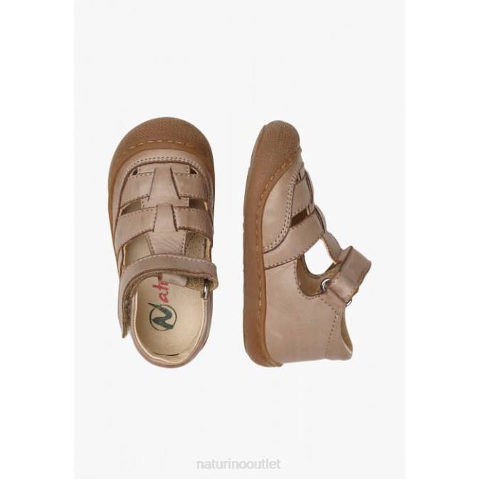 Kids Naturino Beige WAD First Step Sandals J6T6565
