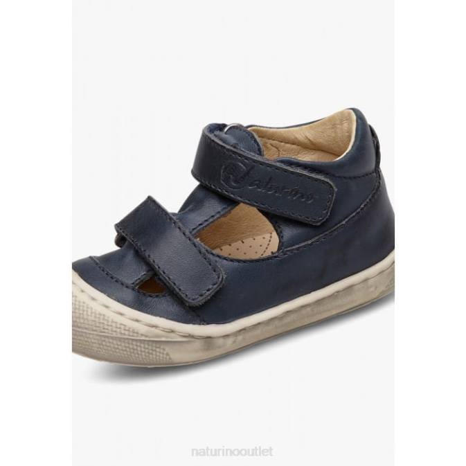 Kids Naturino Blue PUFFY Semi-Closed Sandals J6T6585