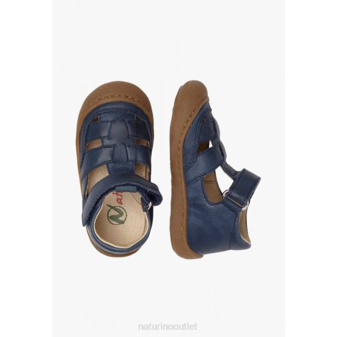 Kids Naturino Blue WAD First Step Sandals J6T6562