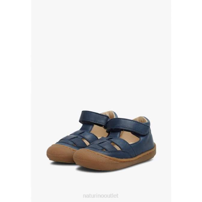Kids Naturino Blue WAD First Step Sandals J6T6562