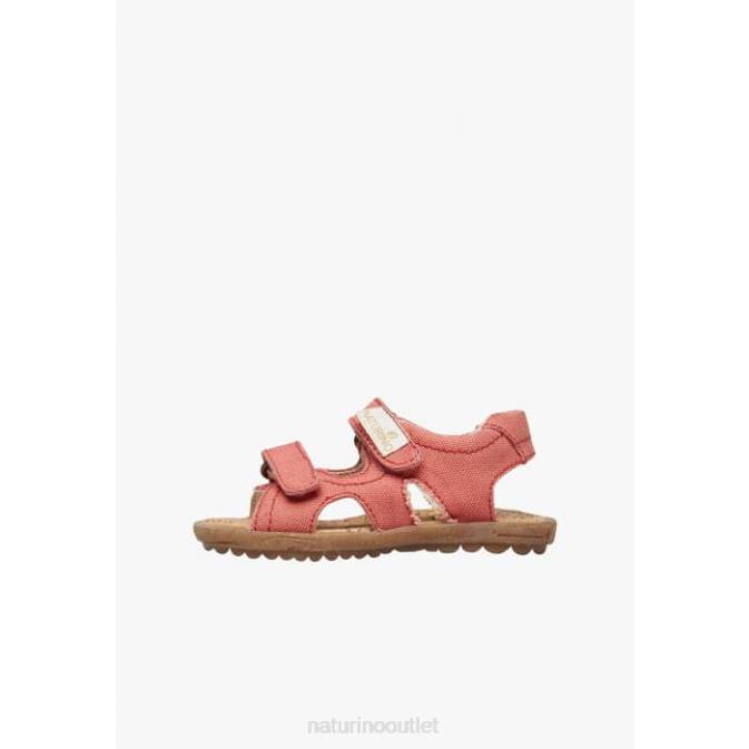 Kids Naturino Bright Pink SKY ORGANIC Organic Fabric Sandals J6T620