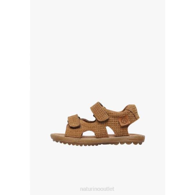 Kids Naturino Brown SKY Suede Sandals J6T6558