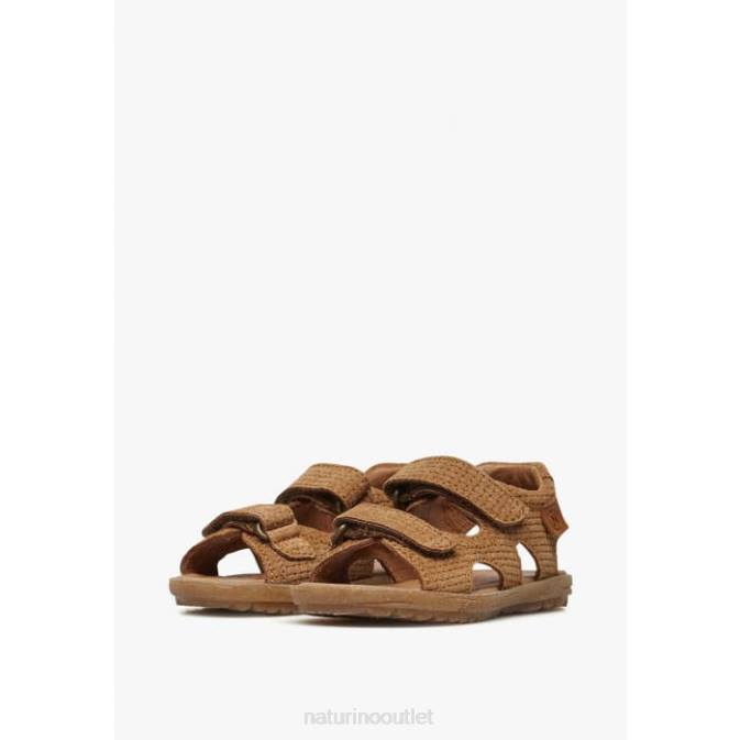 Kids Naturino Brown SKY Suede Sandals J6T6558