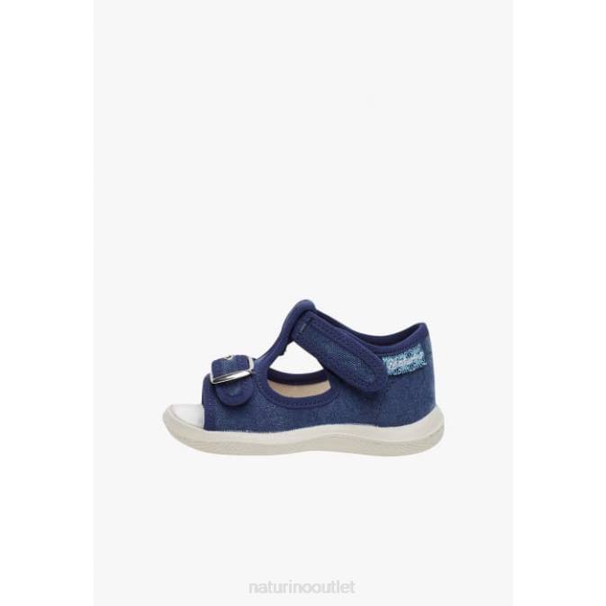 Kids Naturino Jeans PAROS Fabric Open Toe Sandals J6T6340