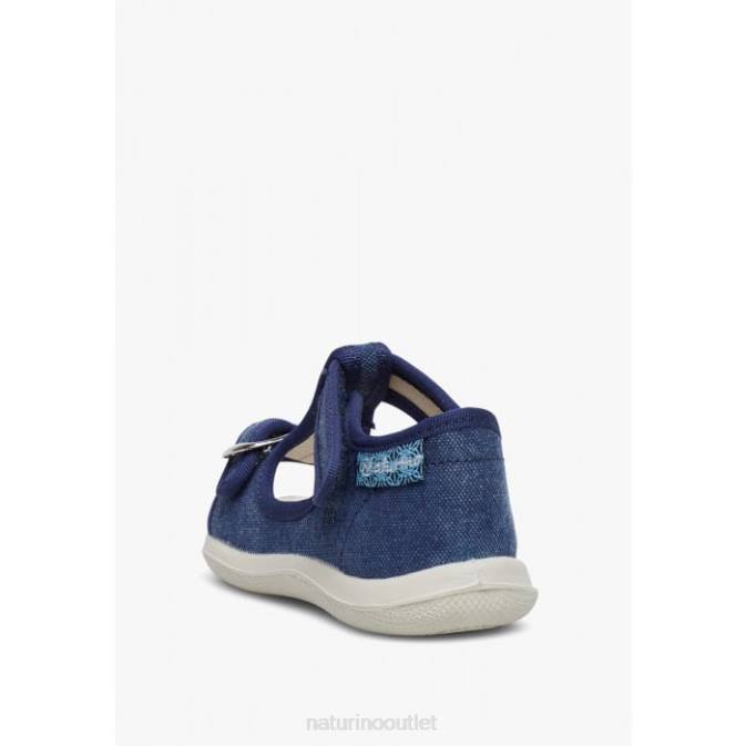 Kids Naturino Jeans PAROS Fabric Open Toe Sandals J6T6340
