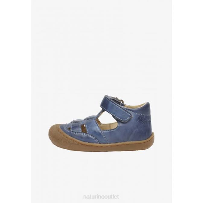 Kids Naturino Light Blue WAD First Step Sandals J6T6563