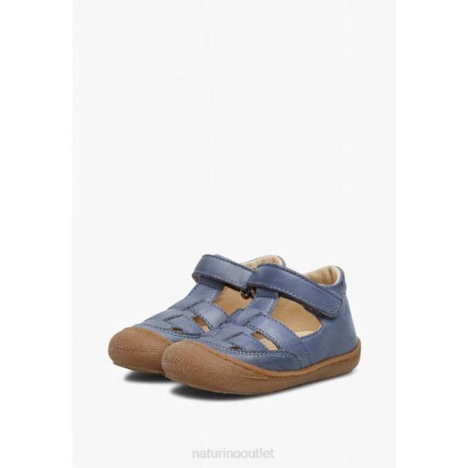 Kids Naturino Light Blue WAD First Step Sandals J6T6563