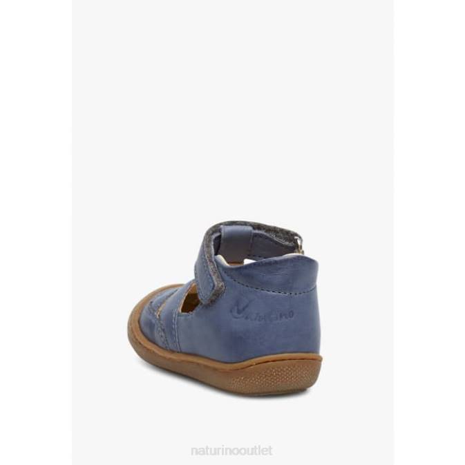 Kids Naturino Light Blue WAD First Step Sandals J6T6563
