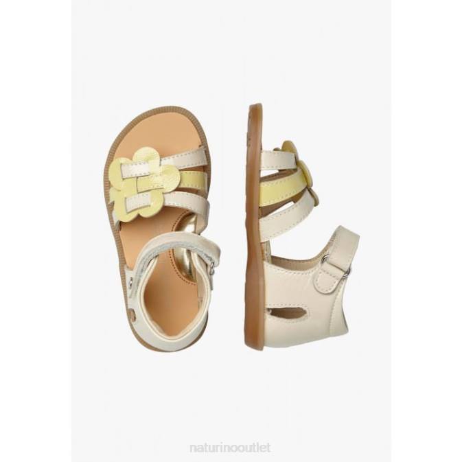 Kids Naturino Milk BETENILDE Patent Leather Sandals J6T6324