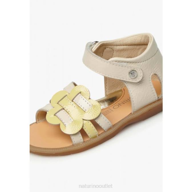 Kids Naturino Milk BETENILDE Patent Leather Sandals J6T6324