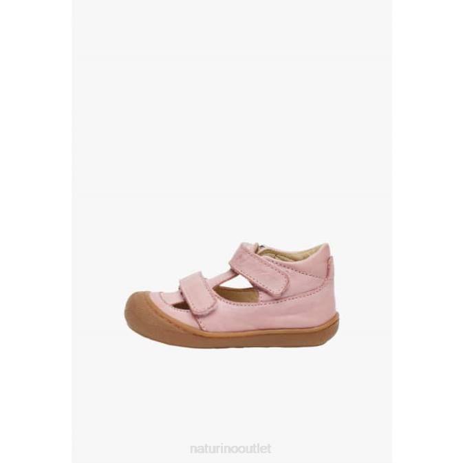Kids Naturino Pink PUFFY Semi-Closed Sandals J6T6584