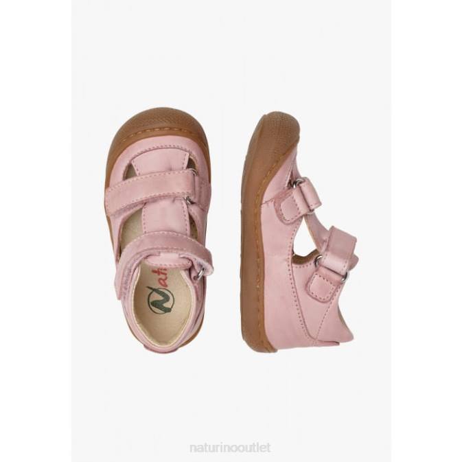 Kids Naturino Pink PUFFY Semi-Closed Sandals J6T6584