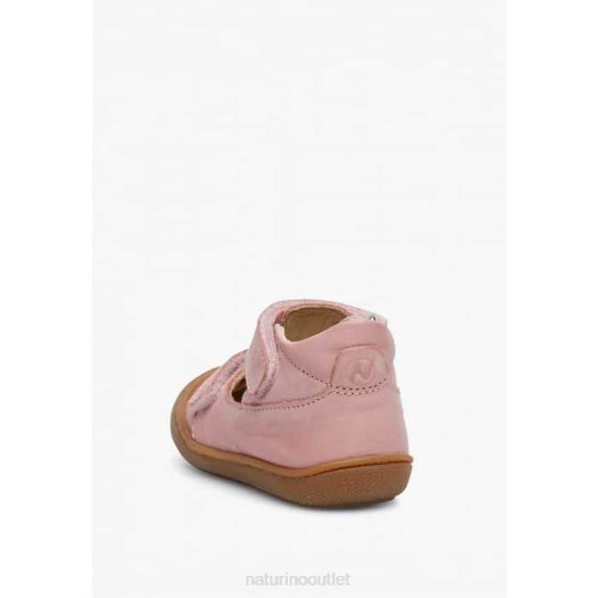Kids Naturino Pink PUFFY Semi-Closed Sandals J6T6584