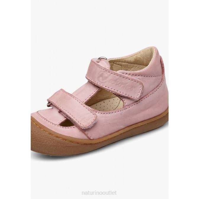 Kids Naturino Pink PUFFY Semi-Closed Sandals J6T6584