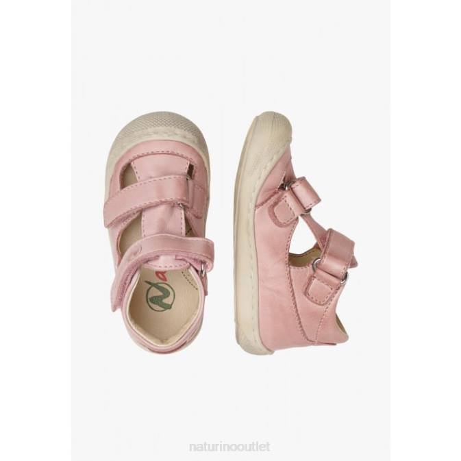 Kids Naturino Pink PUFFY Semi-Closed Sandals J6T6592