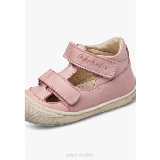 Kids Naturino Pink PUFFY Semi-Closed Sandals J6T6592