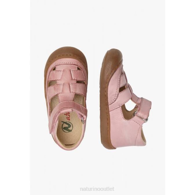 Kids Naturino Pink WAD First Step Sandals J6T6569