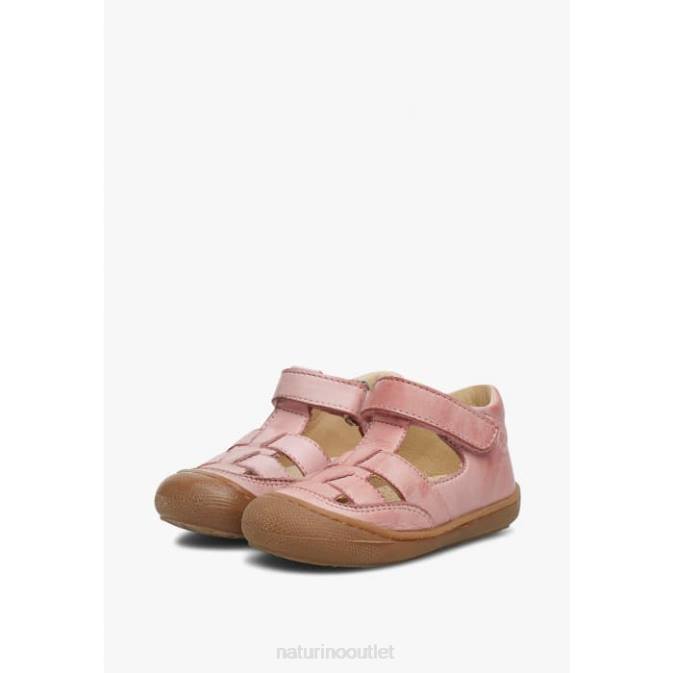 Kids Naturino Pink WAD First Step Sandals J6T6569