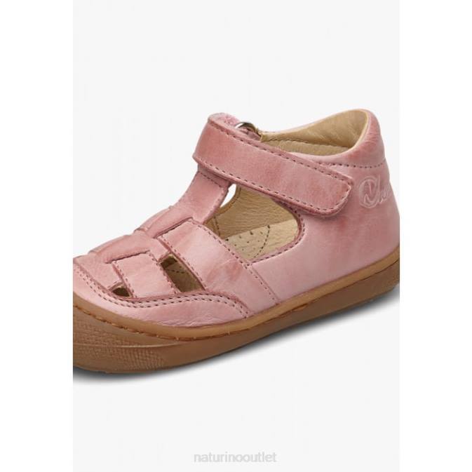 Kids Naturino Pink WAD First Step Sandals J6T6569