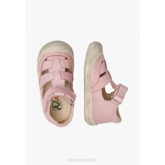 Kids Naturino Pink WAD First Step Sandals J6T6572