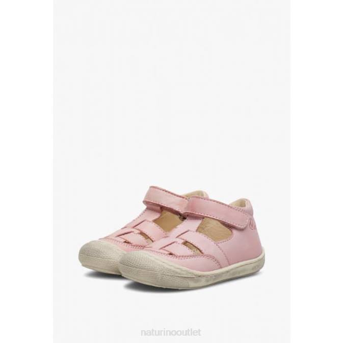 Kids Naturino Pink WAD First Step Sandals J6T6572
