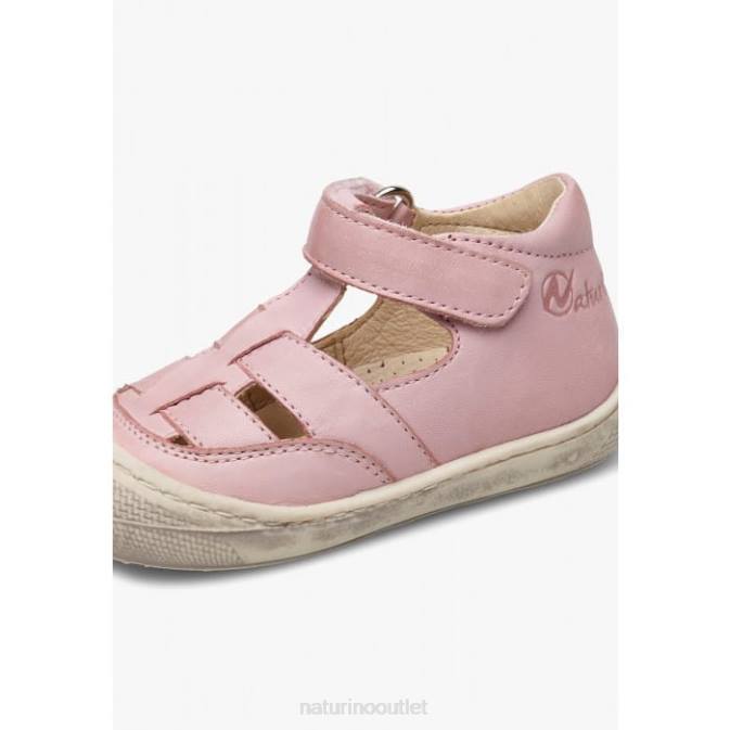 Kids Naturino Pink WAD First Step Sandals J6T6572