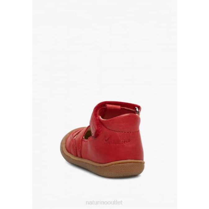 Kids Naturino Red WAD First Step Sandals J6T6567