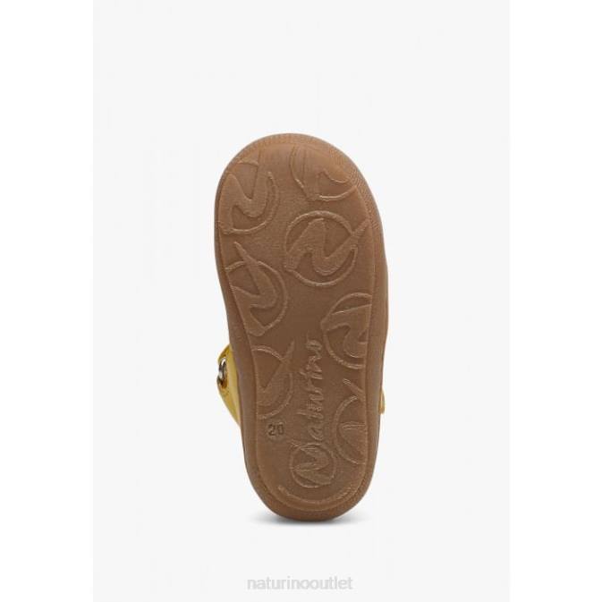 Kids Naturino Yellow WAD First Step Sandals J6T6566