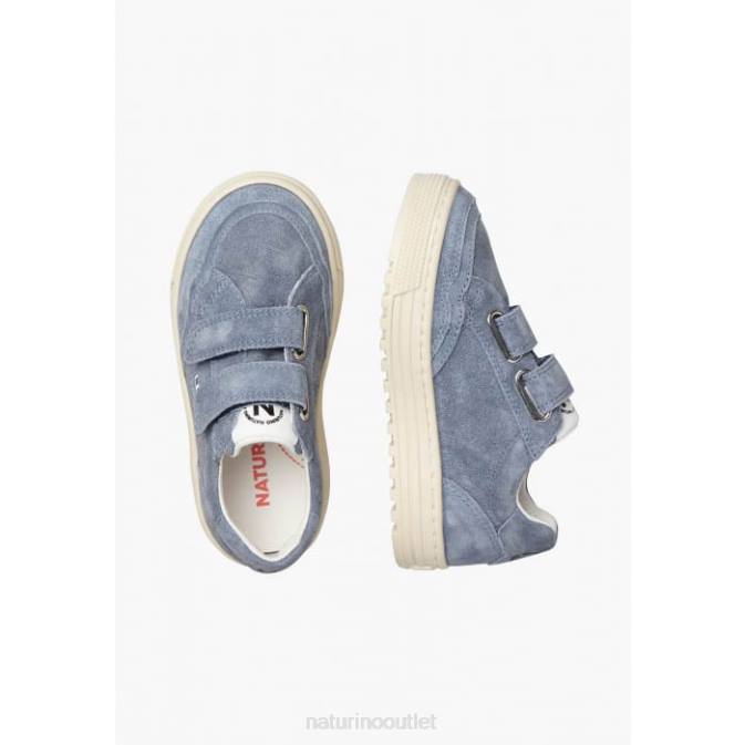 Kids Naturino Blue ARITON VL. Fabric Sneakers J6T6429