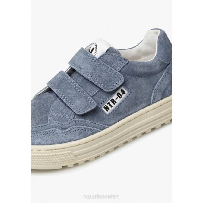 Kids Naturino Blue ARITON VL. Fabric Sneakers J6T6429