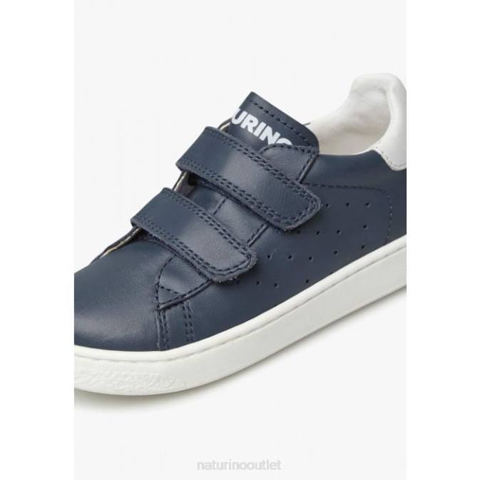 Kids Naturino Blue HASSELT 2 VL. Leather Sneakers J6T6375