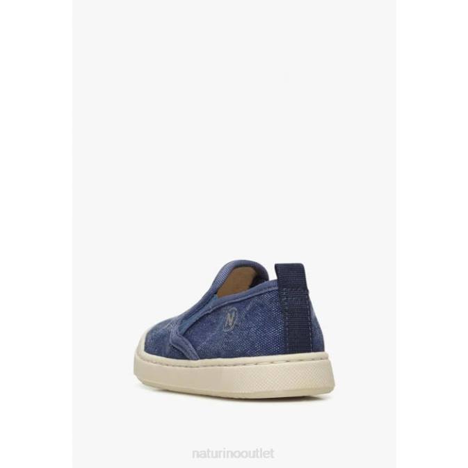 Kids Naturino Blue HENNTOR Fabric Sneakers J6T6393