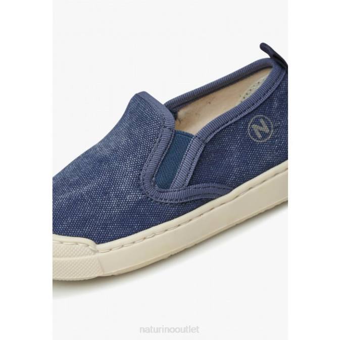 Kids Naturino Blue HENNTOR Fabric Sneakers J6T6393