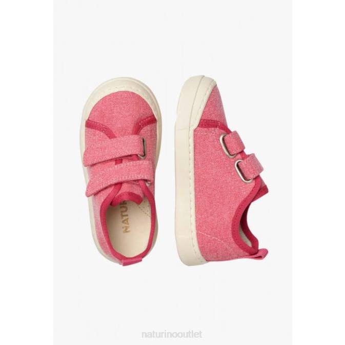 Kids Naturino Fuchsia MONREOS Fabric Sneakers J6T6368