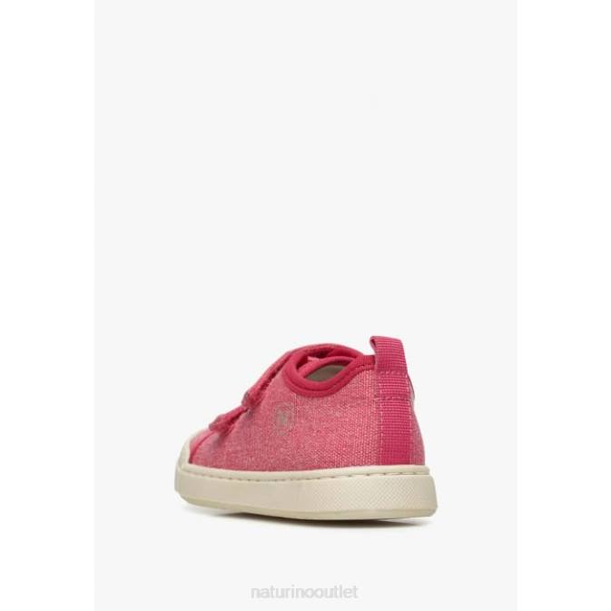 Kids Naturino Fuchsia MONREOS Fabric Sneakers J6T6368