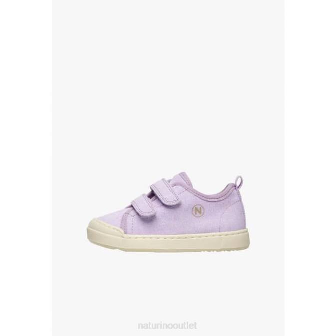 Kids Naturino Lilac MONREOS Fabric Sneakers J6T6494