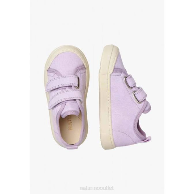 Kids Naturino Lilac MONREOS Fabric Sneakers J6T6494