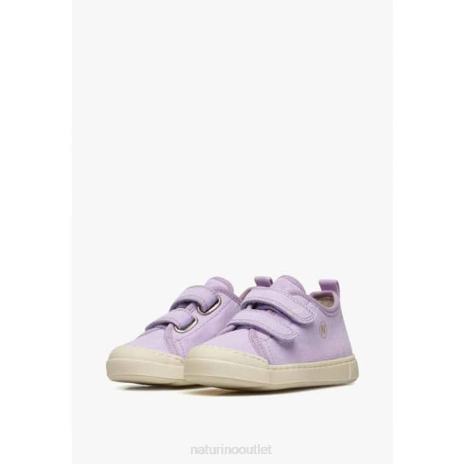 Kids Naturino Lilac MONREOS Fabric Sneakers J6T6494