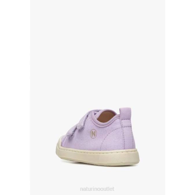 Kids Naturino Lilac MONREOS Fabric Sneakers J6T6494