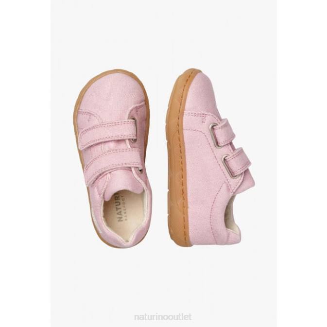 Kids Naturino Pink ARBIA VL ORGANIC Organic Fabric Sneakers J6T624