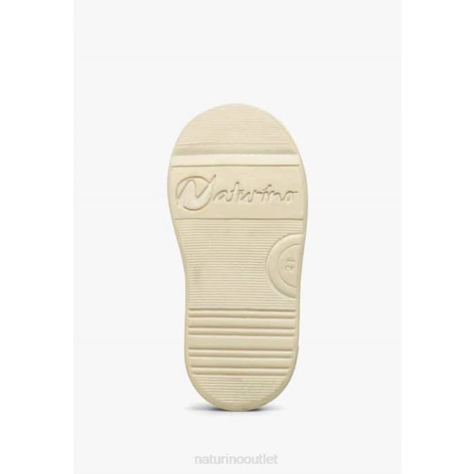 Kids Naturino Pink CLARENDON ZIP Leather and Suede Sneakers J6T6411