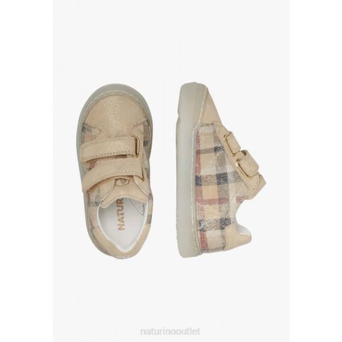 Kids Naturino Platinum EINDHOVEN VL Suede Sneakers J6T6515